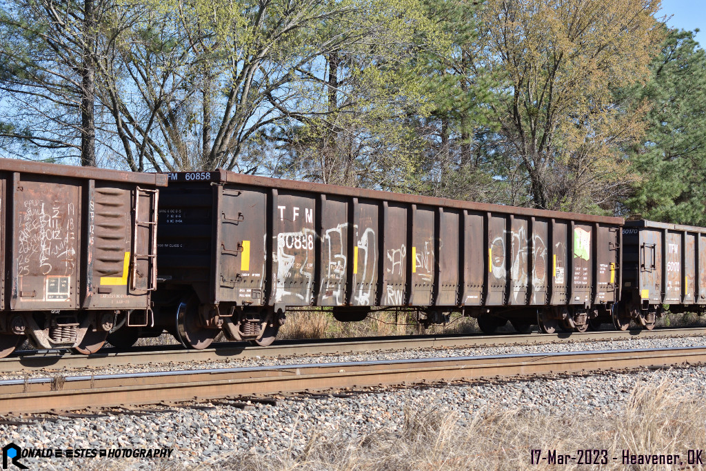 PRN2023030216_400 Kansas City Southern KCS – Grupo Transportación Ferroviaria Mexicana TFM 60858 Gondola 57’ 9” Open light density service